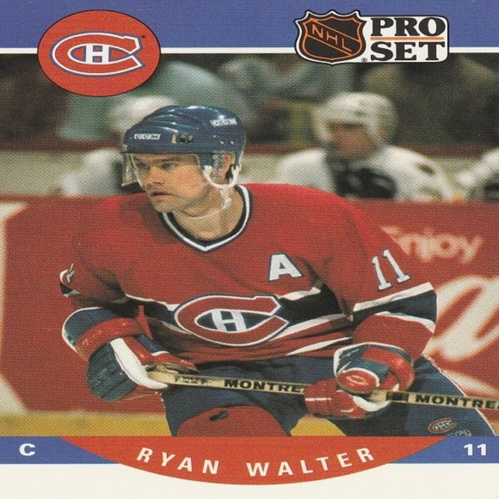 Ryan Walter - 1990 Pro Set Hockey Card
